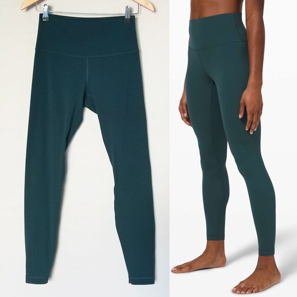 Lululemon Align Pant 28” Inseam 6 in Submarine Teal Green High Waist $98 Nulu - Picture 4 of 15